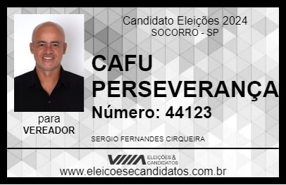 Candidato CAFU PERSEVERANÇA 2024 - SOCORRO - Eleições