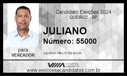 Candidato JULIANO 2024 - QUEIROZ - Eleições