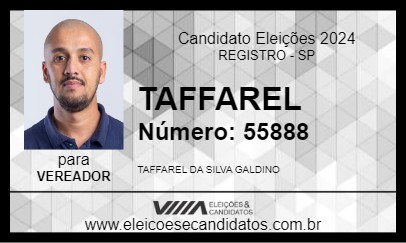 Candidato TAFFAREL 2024 - REGISTRO - Eleições