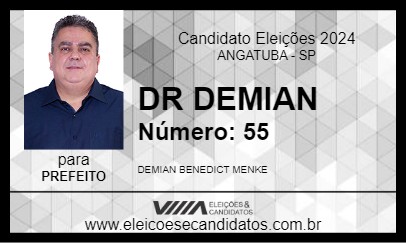 Candidato DR DEMIAN 2024 - ANGATUBA - Eleições