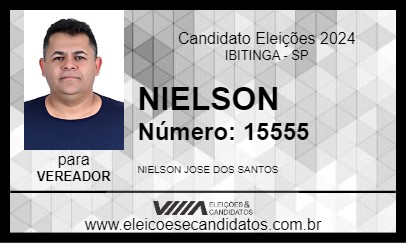 Candidato NIELSON 2024 - IBITINGA - Eleições