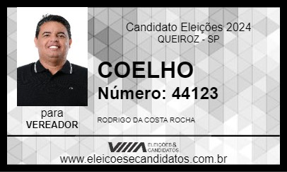 Candidato COELHO 2024 - QUEIROZ - Eleições