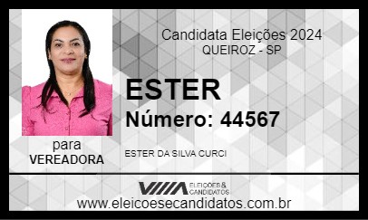 Candidato ESTER 2024 - QUEIROZ - Eleições