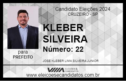 Candidato KLEBER SILVEIRA 2024 - CRUZEIRO - Eleições