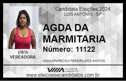 Candidato AGDA DA MARMITARIA 2024 - LUÍS ANTÔNIO - Eleições