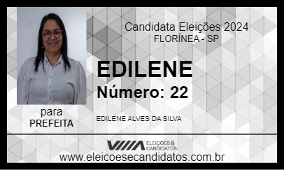 Candidato EDILENE 2024 - FLORÍNEA - Eleições