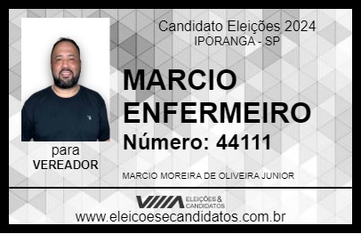 Candidato MARCIO ENFERMEIRO 2024 - IPORANGA - Eleições