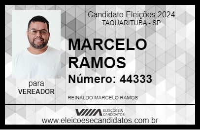 Candidato MARCELO RAMOS 2024 - TAQUARITUBA - Eleições