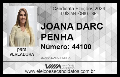 Candidato JOANA D ARC PENHA 2024 - LUÍS ANTÔNIO - Eleições