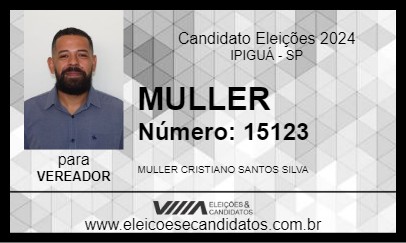 Candidato MULLER 2024 - IPIGUÁ - Eleições