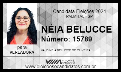 Candidato NÉIA BELUCCE 2024 - PALMITAL - Eleições