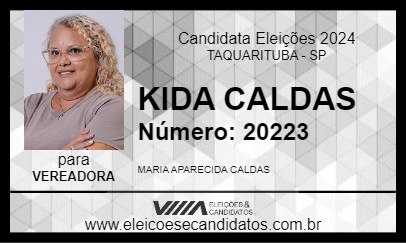 Candidato KIDA CALDAS 2024 - TAQUARITUBA - Eleições