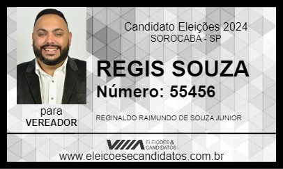 Candidato REGIS SOUZA 2024 - SOROCABA - Eleições