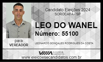 Candidato LEO DO WANEL 2024 - SOROCABA - Eleições