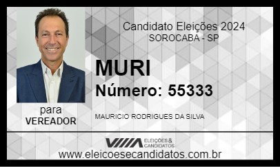 Candidato MURI 2024 - SOROCABA - Eleições