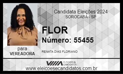 Candidato FLOR 2024 - SOROCABA - Eleições