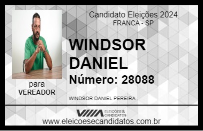 Candidato WINDSOR DANIEL 2024 - FRANCA - Eleições