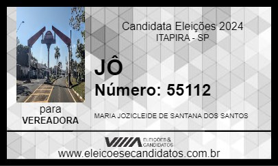 Candidato JÔ 2024 - ITAPIRA - Eleições