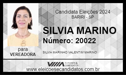 Candidato SILVIA MARINO 2024 - BARIRI - Eleições