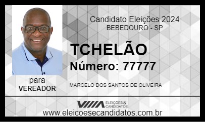 Candidato TCHELÃO 2024 - BEBEDOURO - Eleições