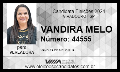 Candidato VANDIRA MELO 2024 - VIRADOURO - Eleições