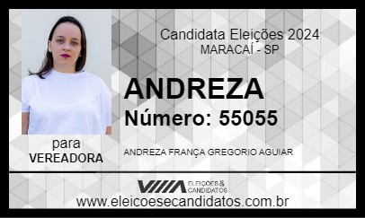 Candidato ANDREZA 2024 - MARACAÍ - Eleições