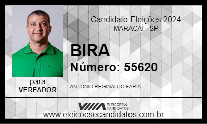 Candidato BIRA 2024 - MARACAÍ - Eleições