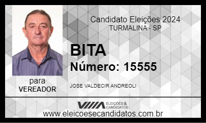 Candidato BITA 2024 - TURMALINA - Eleições