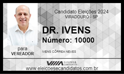 Candidato DR. IVENS 2024 - VIRADOURO - Eleições