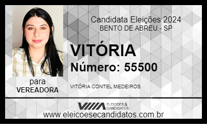 Candidato VITÓRIA 2024 - BENTO DE ABREU - Eleições