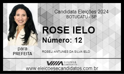 Candidato ROSE  IELO 2024 - BOTUCATU - Eleições