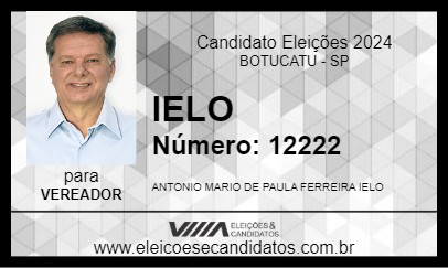 Candidato IELO 2024 - BOTUCATU - Eleições