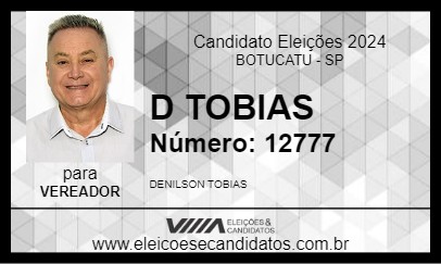 Candidato D  TOBIAS 2024 - BOTUCATU - Eleições