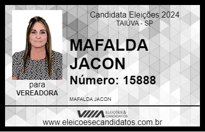 Candidato MAFALDA JACON 2024 - TAIÚVA - Eleições