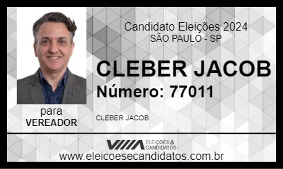 Candidato CLEBER JACOB 2024 - SÃO PAULO - Eleições