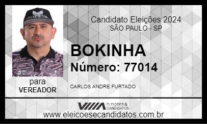 Candidato BOKINHA 2024 - SÃO PAULO - Eleições