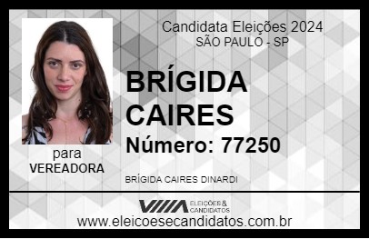 Candidato BRÍGIDA CAIRES 2024 - SÃO PAULO - Eleições