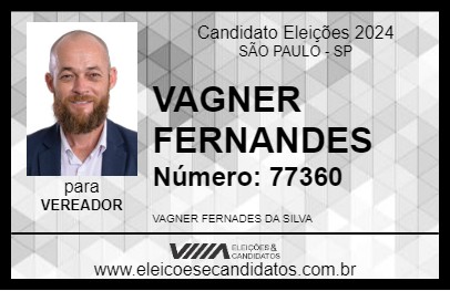 Candidato VAGNER FERNANDES 2024 - SÃO PAULO - Eleições