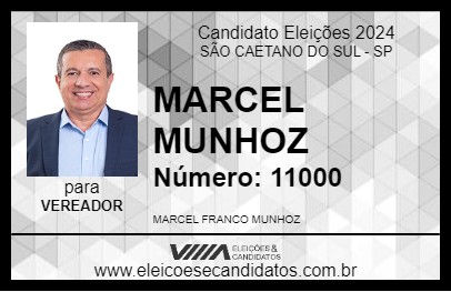 Candidato MARCEL MUNHOZ 2024 - SÃO CAETANO DO SUL - Eleições