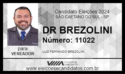 Candidato DR BREZOLINI 2024 - SÃO CAETANO DO SUL - Eleições