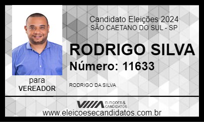 Candidato RODRIGO SILVA 2024 - SÃO CAETANO DO SUL - Eleições