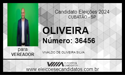 Candidato OLIVEIRA 2024 - CUBATÃO - Eleições