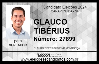 Candidato GLAUCO TIBÉRIUS 2024 - CARAPICUÍBA - Eleições