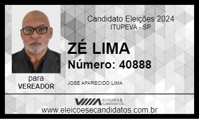 Candidato ZÉ LIMA 2024 - ITUPEVA - Eleições