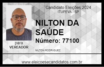 Candidato NILTON DA SAÚDE 2024 - ITUPEVA - Eleições