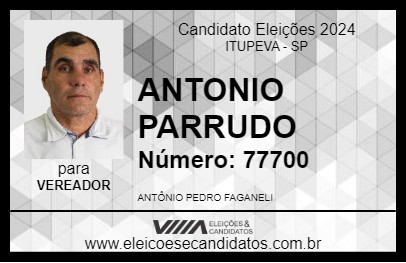 Candidato ANTONIO PARRUDO 2024 - ITUPEVA - Eleições