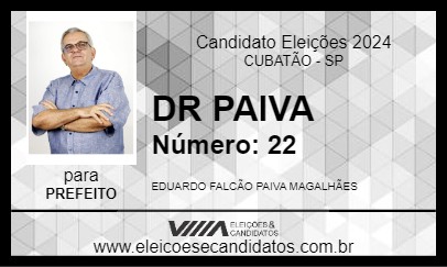 Candidato DR PAIVA 2024 - CUBATÃO - Eleições