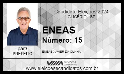 Candidato ENEAS 2024 - GLICÉRIO - Eleições