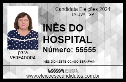 Candidato INÊS OCASO 2024 - TAIÚVA - Eleições