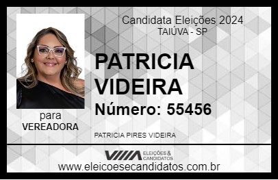 Candidato PATRICIA VIDEIRA 2024 - TAIÚVA - Eleições